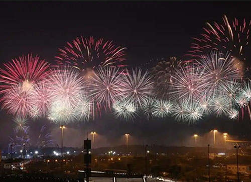 师宗县焰火晚会